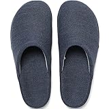 [YAKIDA] スリッパ 室内 秋用 冬用 メンズ レディース 室内履き ルームシューズ 通気性 おしゃれ オールシーズン用 来客用 滑り止め 洗える 静音 超軽量 (2XL ネイビー)