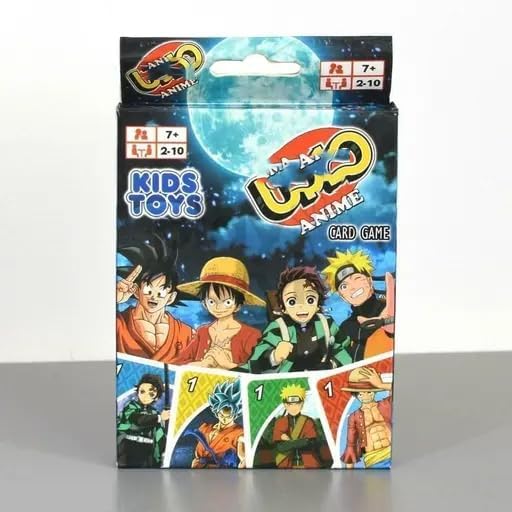 U.N.OS Ani'me Cards Game Play with Family and Friends and Ideal for Parties, Travel, and Family Gatherings (Pack of 1)-image-25