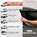 MotoShield Pro 15% VLT Nano Ceramic Window Tint for Car 24” in x 10’ ft 2PLY Roll High Heat Rejection & Glare Reduction Auto Tint Privacy Film, Rejects up to 99% IRR, 99% UV Blocking, Easy DIY Shrink