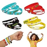 🤞Una confezione contiene 12 braccialetti in silicone. 3 ciascuno per rosso, giallo, blu e nero. Abbastanza per soddisfare le diverse esigenze della vita quotidiana.
