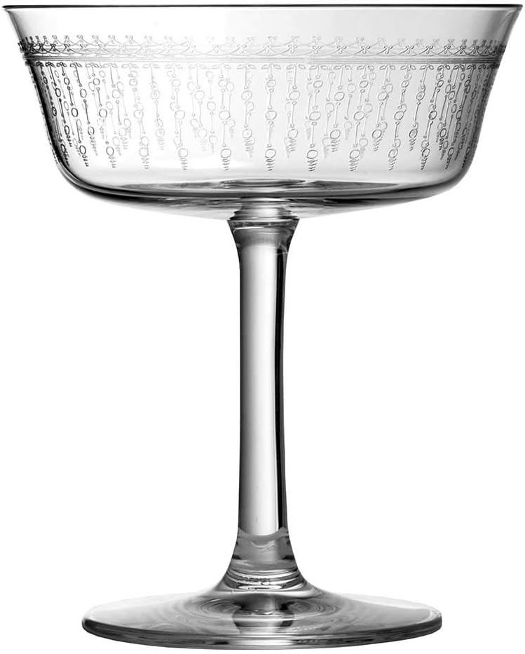 Retro Fizzio 1920 Cocktail Glasses 26cl - Box of 6 - Vintage Inspired Cocktail Glasses