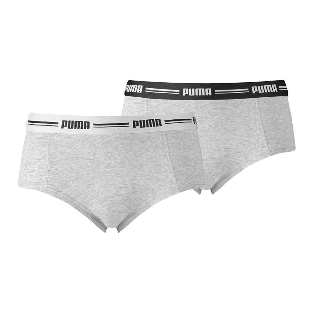 PUMA 3er Pack Damen Unterwäsche Pantys Slips Iconic Mini Shorts