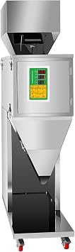 10-999g Filling Machine, Automatic Filler Machine Stainless Steel Weighing Filling Machine, Weigh Filler Machine Automatic Bottle Bag Filler for Tea Seeds Grains