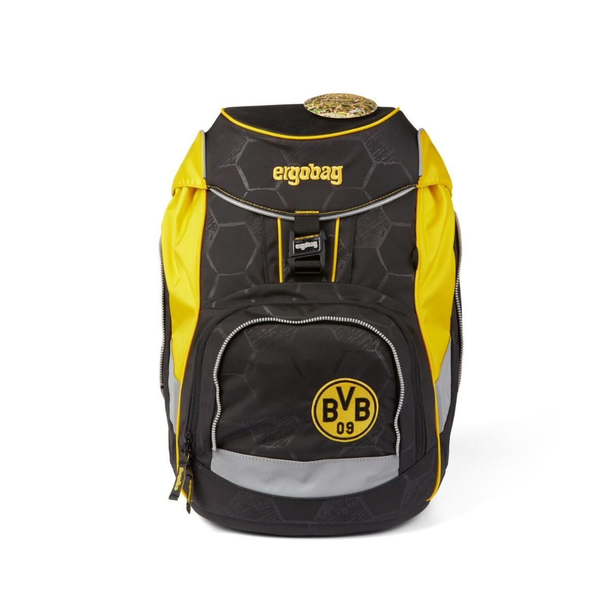 ergobag Pack Fußball Edition Schulrucksack Set inkl. Lunchset (Borussia Dortmund)