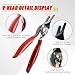 Oiforce Automotive Hose Removal Pliers, Automotive Fuel and Vacuum Line,Separation Pipe Repair Tools, and Separation Pliers for Marine, Oil, and Water Hoses Pipe Repair Tools.