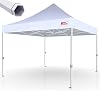 MASTERCANOPY Premium Heavy Duty Pop Up Commercial Instant Canopy Tent (10x15, White)