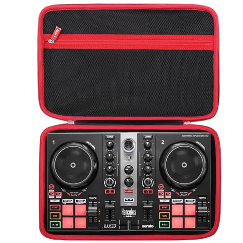worfty Case for Hercules DJ Control Inpulse 200/200 MK2 - Hard Travel Protective Carrying Storage...
