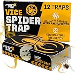 Pest X Pro - Trappole per ragni da interni, per uso domestico, con feromoni attrattivi