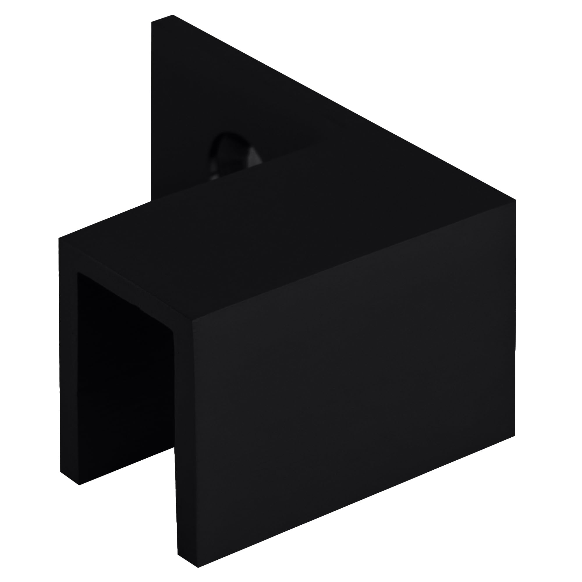 Pince de fixation murale pour verre noir mat CRL S0GC37RMBL douche
