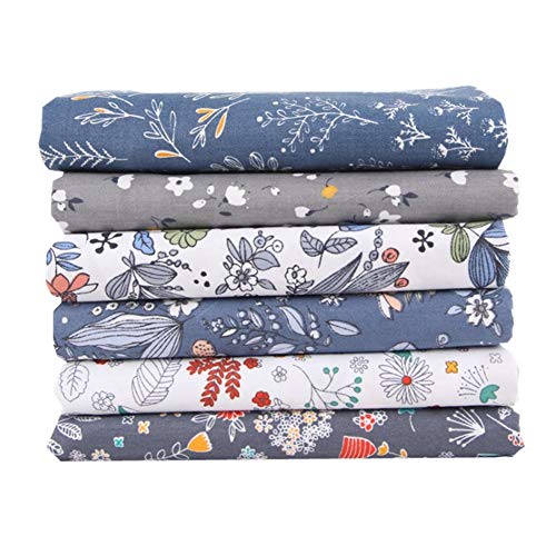 Reviews de Telas - 5 favoritos. 40 Paquete de tela artesanal de algodón patchwork retazos 6 piezas 50x40cm diferentes patrones para acolchar DIY Scrapbooking