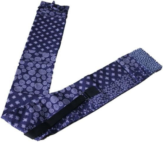 EKENDOCOM-SG012- CHANGPU FLOWER Shinai Bag for three shinais with shoulder strap - 100% cotton kendo shinai case shinai bag