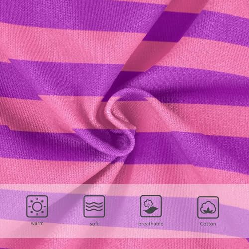 Purple Dark Pink Stripe Toddler Girls's Underwear 2T3