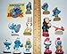 The Lost Village Smurfs Movie Deluxe Cake Toppers Cupcake Decorations Set of 14 with Figures and Stickers Featuring Both Classic and New Smurf Characters Including Bunny Bucky!