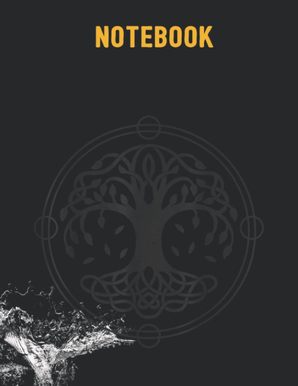 Tree Yggdrasil Viking Celtic Norse Life Symbol 8.5x11 inches / 140 pages / 70 sheets