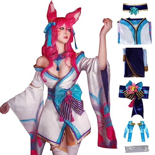 Halloween Cosplay for Women, Game Character Dress up Costume With Accessories Wig