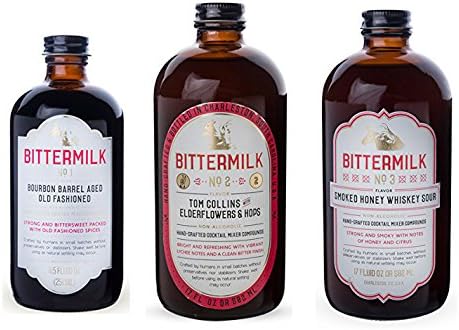 Bittermilk Cocktail Mixer Variety Pack - Includes Bittermilk No.1 No.2 No.3