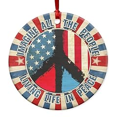 Multicolor Peace Ceramic