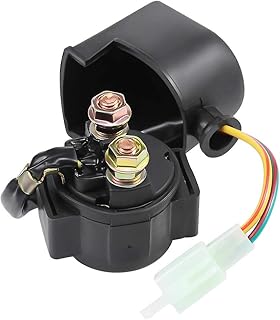 Starter Solenoid Relay for 4-Stroke GY6 50cc 70cc 90cc 100cc 110cc 125cc 250cc ATV, Dirt Bike, Go-Kart, Pocket Bike, Chopper, Scooter,Taotao Roketa Sunl Baja Kazuma Sunl Meerkat Coolster