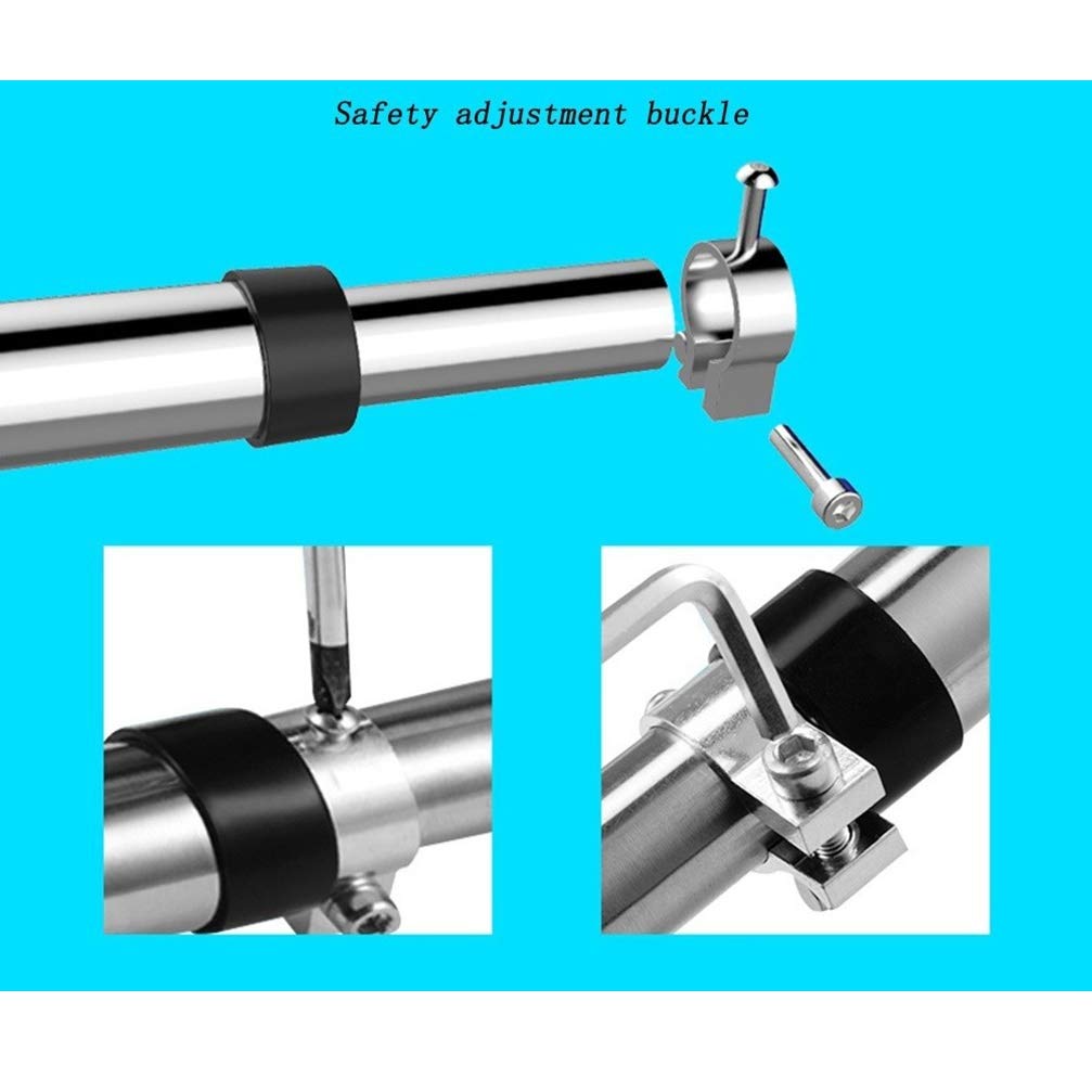 Barra Horizontal para Marco de Puerta, Montaje en Pared, sin Tornillos, Barra de dominadas para Gimnasio en casa, Entrenador de Brazos, Ajustable de 92 a 125 cm, soporta hasta 150 kg.