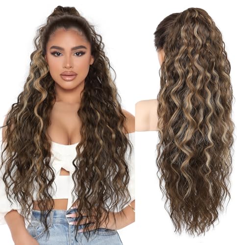 REECHO Ponytail Extension 30' Long Claw Clip...