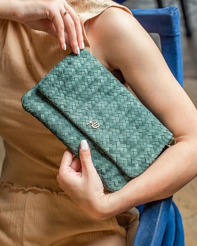 Image of Jild Hobo Style Woven Bag for Women - Soft Handmade Genuine Leather Work Tote Bag - Cross Body Womens Purse
