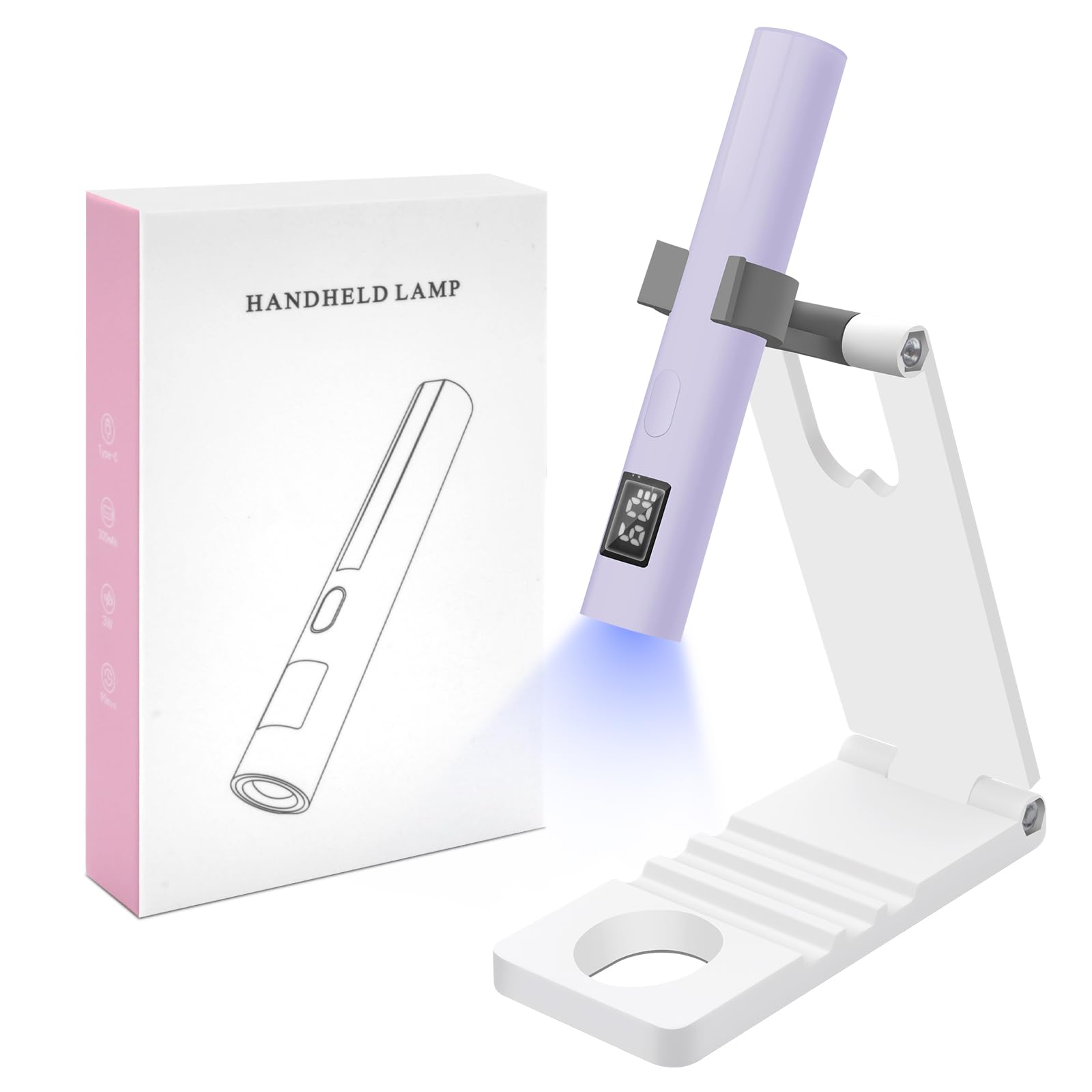 Amazon.co.jp: CGBE ネイルライト ハンディ USB充電式 ジェルネイル