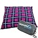Produktbild skandika Dundee Sleepyhead kuscheliges Kopfkissen Flanell 65x45 cm ideal für Schlafsack, Isomatte, Reisen (pink)