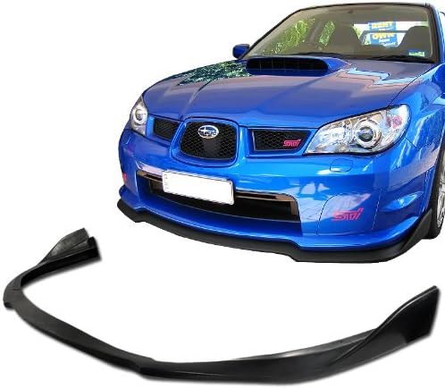 2006 - 2007 Impreza WRX STI V-Spec Polyurethane Front Bumper Lip