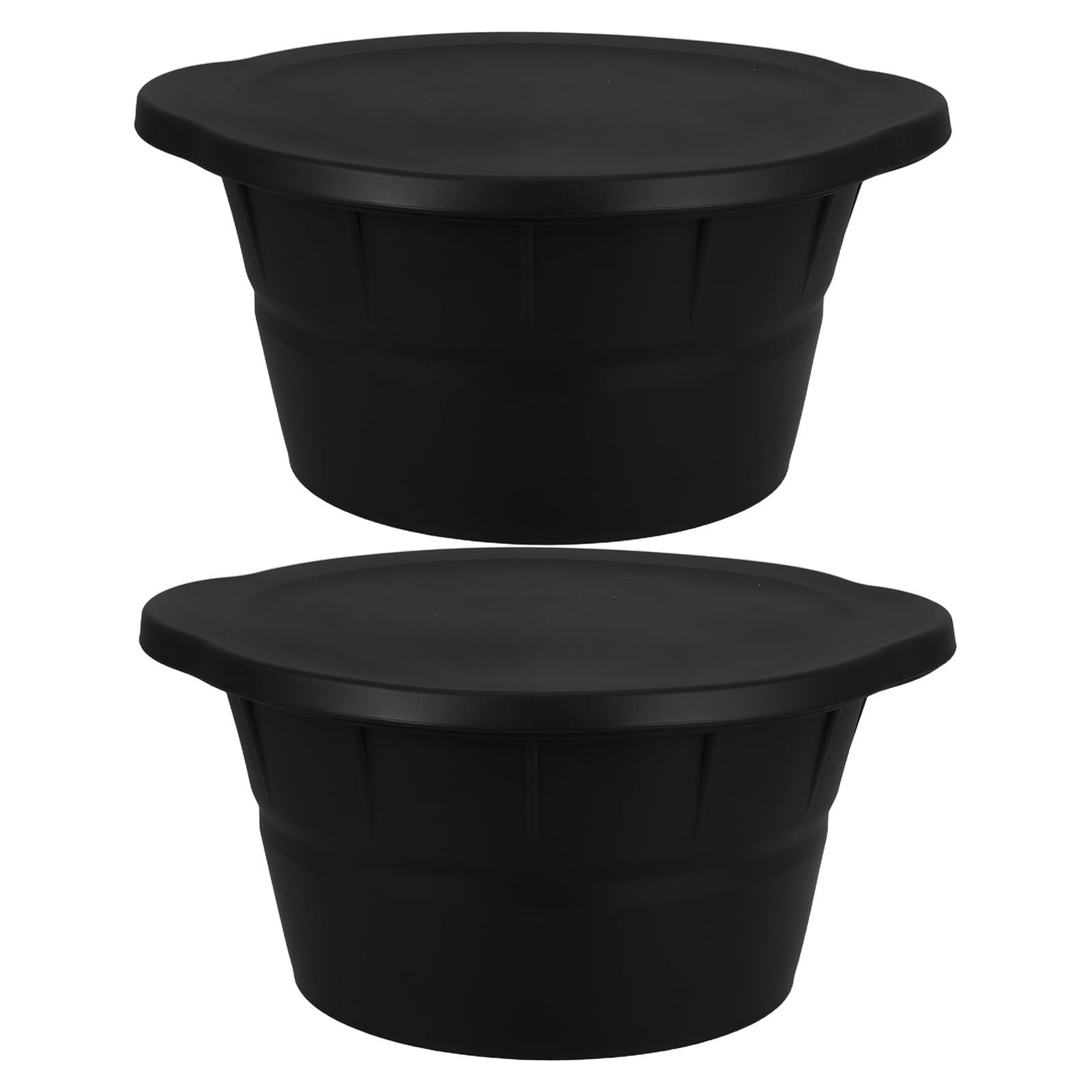Stampo per Ghiaccio in Silicone Riutilizzabile 2 Pezzi da 3,6l Forma Rotonda Design Salvaspazio per Uso Esterno e Home Spa Capacità 8lbs