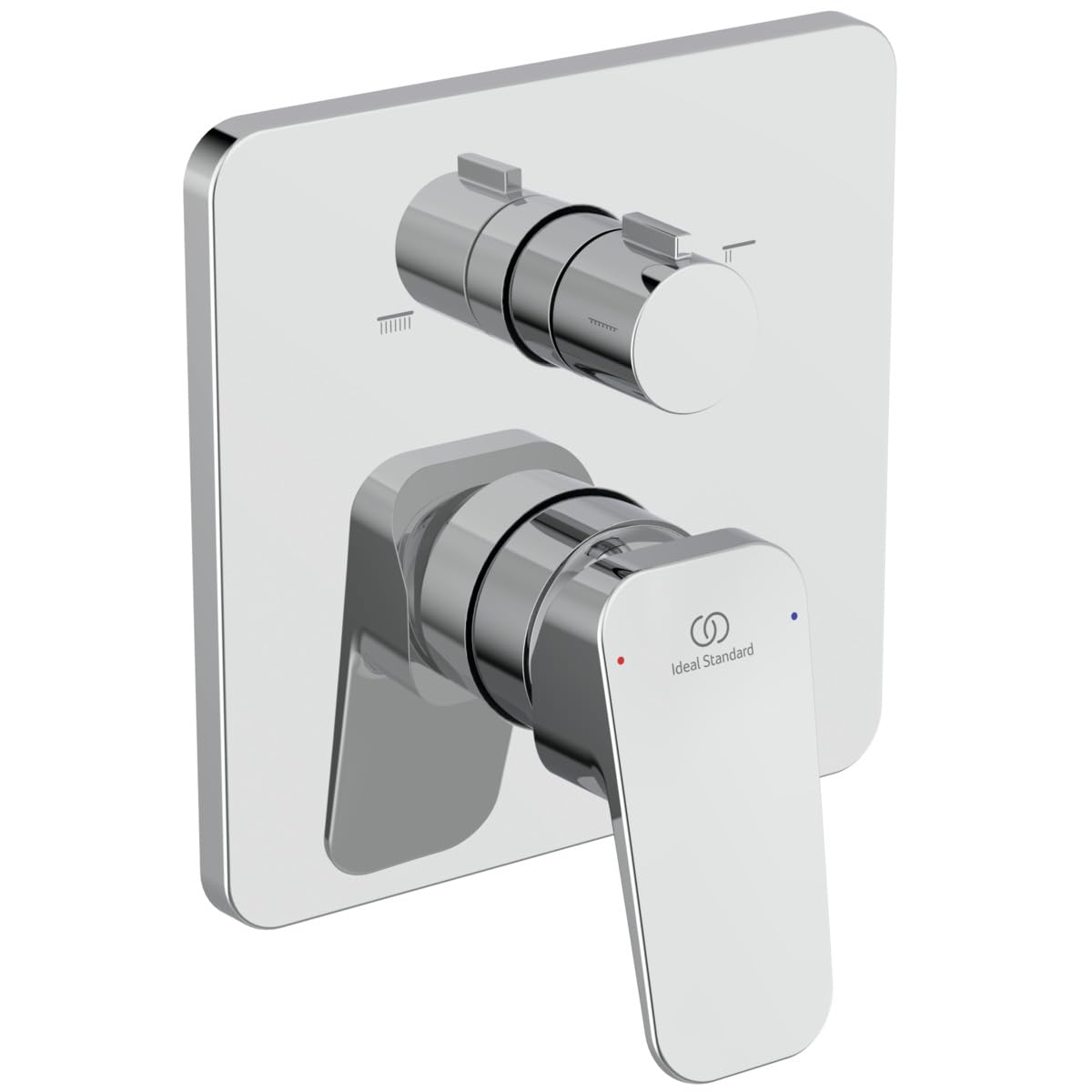 Robinet encastré Ideal Standard Ceraplan pour douche et bain moderne chrome