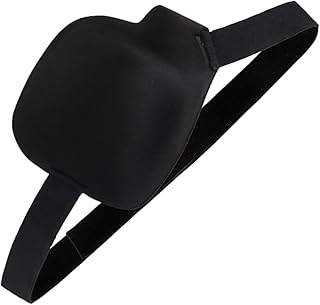 LALAFINA 3Pcs Máscara De Olho Único Óculos Para Óculos Tapa-Olho Para Olho Preguiçoso De Olho 3D Tapa-Olhos Para Com Olho Preguiçoso Máscara De Poliéster Com Venda