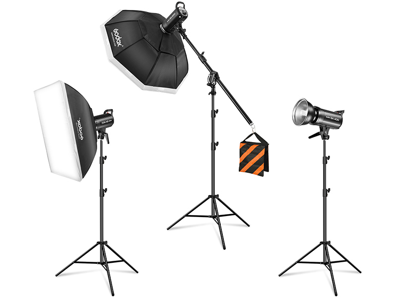 Amazon | GODOX スタジオスタンドキット 撮影キット ライトスタンド 3m