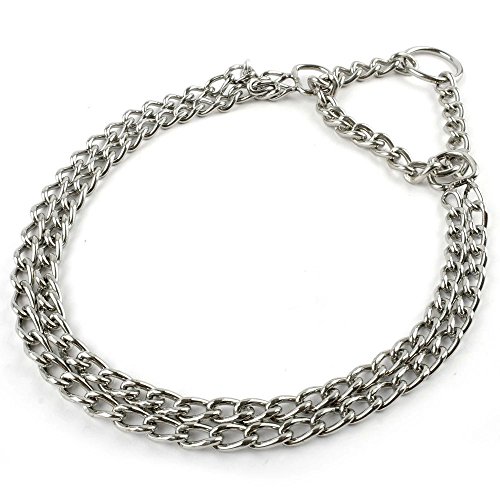 Hypeety Training Collars Chain Martingale Dog Pet Collar Pinch Metal Slip Choke Stainless Steel Chain Collar For Medium And Large Dogs (Xl) #TOP3
