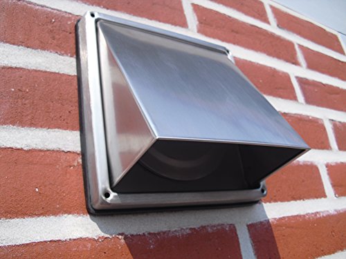 Preisvergleich Produktbild VentilationNord Ablufthaube NW150 Aussenhaube Lufthaube mit Klappe Edelstahl Dunstabzug WSHE150