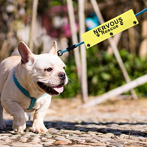 Nervous Rescue Ask To Pet Dog Leash Wrap Rescue Dogs Anxious Dogs Leash Sleeve Cover (Nervous Rescue Sleeve) - Image 4