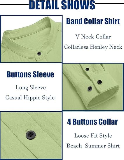 Image of Bellstone Men's Cotton Blend Solid Regular Fit Full Sleeve Short Kurta | Men's Trendy Short Kurta | Ethnic Stylish Casual Lightweight Summer Kurta for Daily and Occasion Use