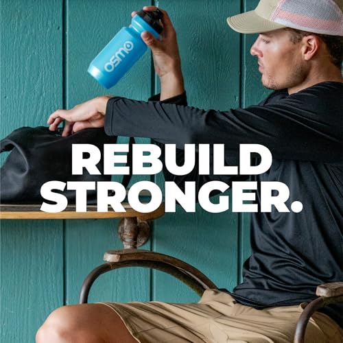 Image of Osmo Rapid Recovery - Whey & Micellar Casein Protein Powder Blend with Carbohydrates & Caffeine, All Natural Ingredients, Enables Muscle Repair & Boosts Glycogen Restoration - Vanilla, 22 Servings