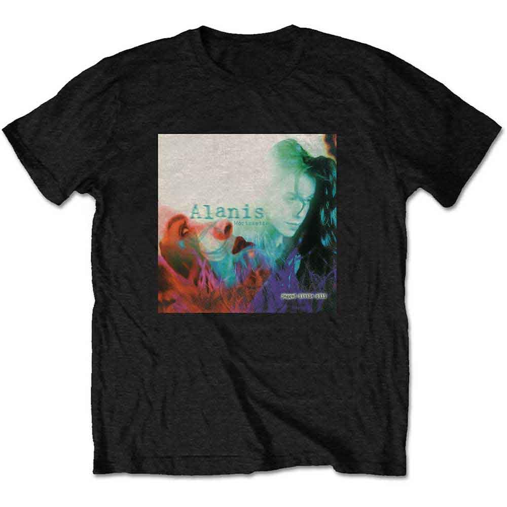 Morissette Alanis T Shirt Jagged Little Pill Logo Official Unisex Black S