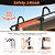 14.5FT Telescoping Extension Ladder for RV Attic Home, Multi-Purpose Collapsible Ladder with Non-Slip Feet, Lightweight Retractable Telescopic Ladder with 2 Triangle Stabilizers & Safety J-Hook