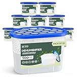 Zuvo Dehumidifier 500ml Pack of 10 | Disposable Moisture Absorber & Damp Trap for Home | Condensation Absorber for Wardrobe, Bathroom, Bedroom | Interior Dehumidifiers — No Electricity Needed