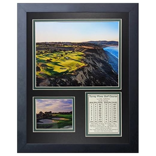 Aerial Photo Frame of Torrey Pines Golf Course