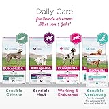 Eukanuba Daily Care Working & Endurance Trockenfutter für Hunde mit hohem Energiebedarf (Arbeitshunde, trächtige & säugende Hündinnen), Hundefutter mit hohem Gehalt an Protein & Fett, 15 kg