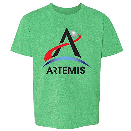 Pop Threads NASA Artemis Program Emblem Moon Mars Baby Toddler Kids Girl Boy T-Shirt