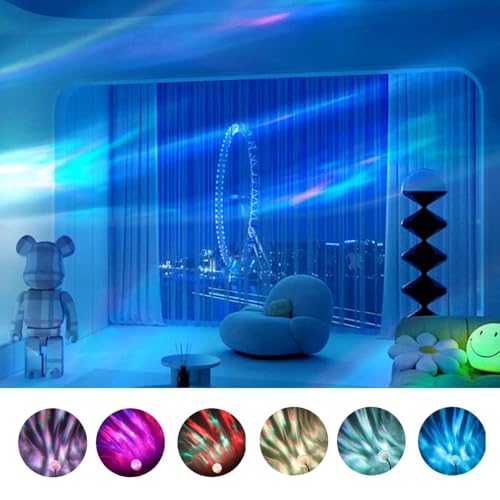 Image of One94Store RGB Rotating LED Lamp | Plug-in Powered Full-Color Aurora Projector Light for Bedroom, Living Room, Kids Room, Party, Diwali & Festive Decoration | Energy-Saving Decorative Night Lamp