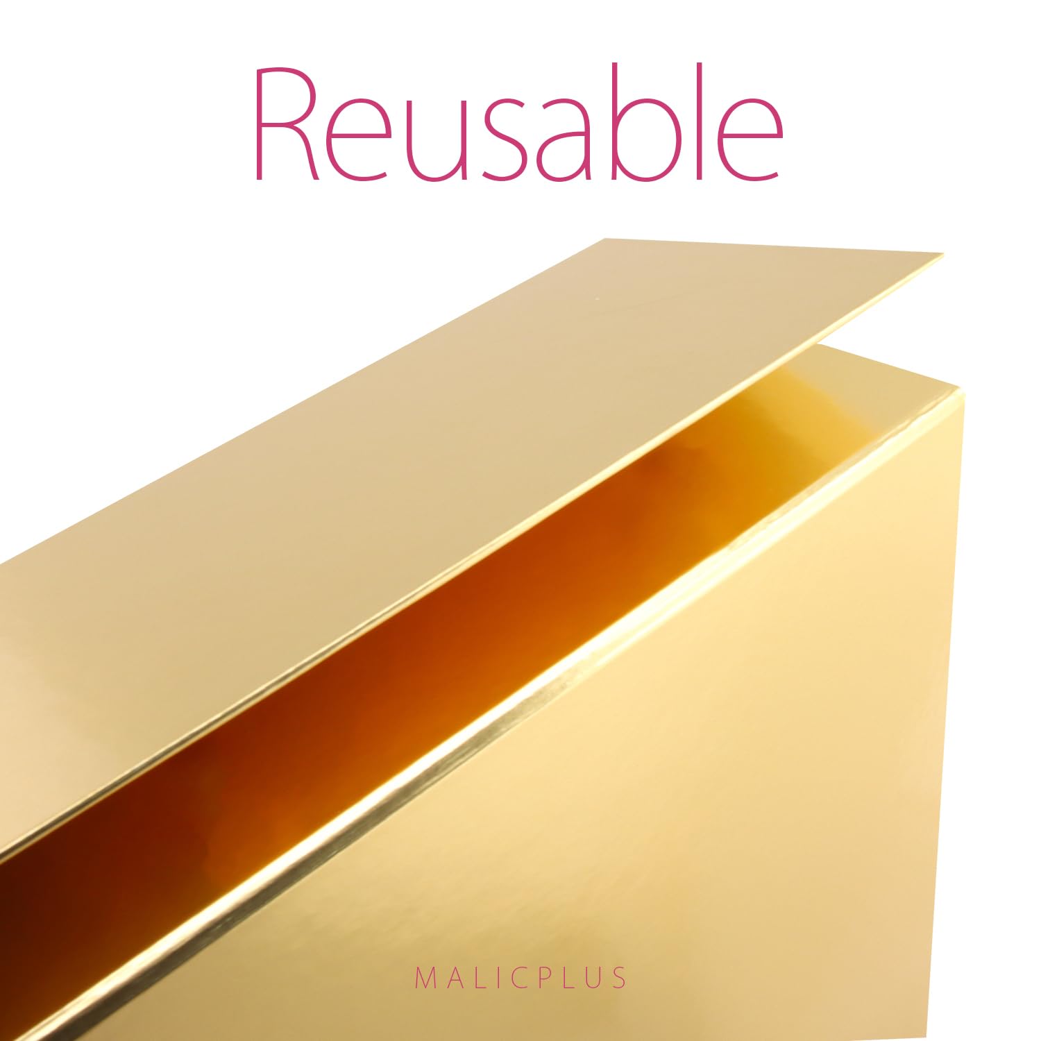 MALICPLUS 6 große Geschenkboxen mit Deckel, 34,9 x 22,9 x 10,4 cm, goldene Geschenkboxen für Trauzeugen mit Magnetverschluss für alle Anlässe (glänzendes Gold)