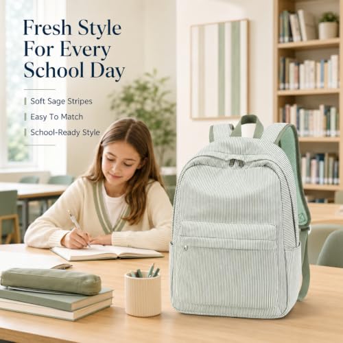 Bluboon School Backpack for Teen Girls Women Laptop Backpack College Bookbags Middle School Travel Work Commuter Back Pack by Bluboon - Used condition - Image 6