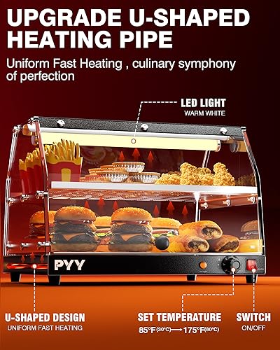 Pyy PYYBWIFY500DASS1US01 Commercial Food Warmer Display thumb #2