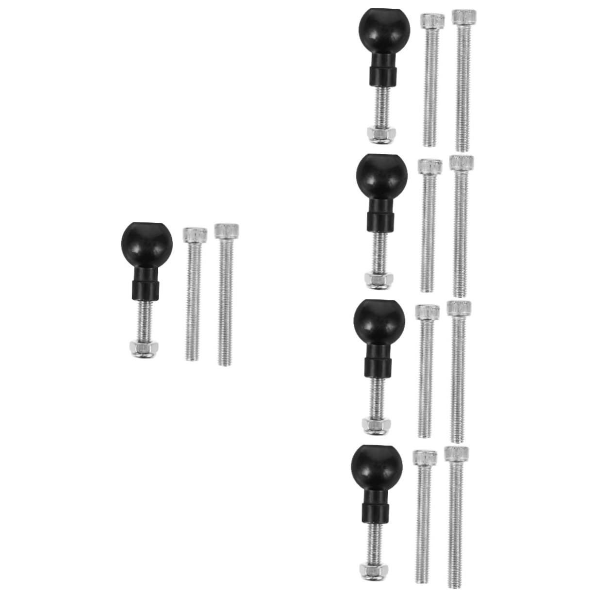 SOLUSTRE 5pièces Support De Smartphone Pour Guidon De Avec Base à Boule Fixe Pour Navigation Et Photos