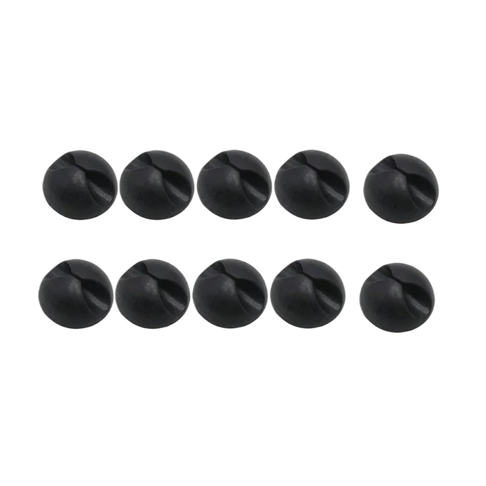 KXFVYNE Car Cables Winder Clips Cable Holder USB Wire Management Cord Line Fixed Clamp Tidy Accessories(10pcs Black)