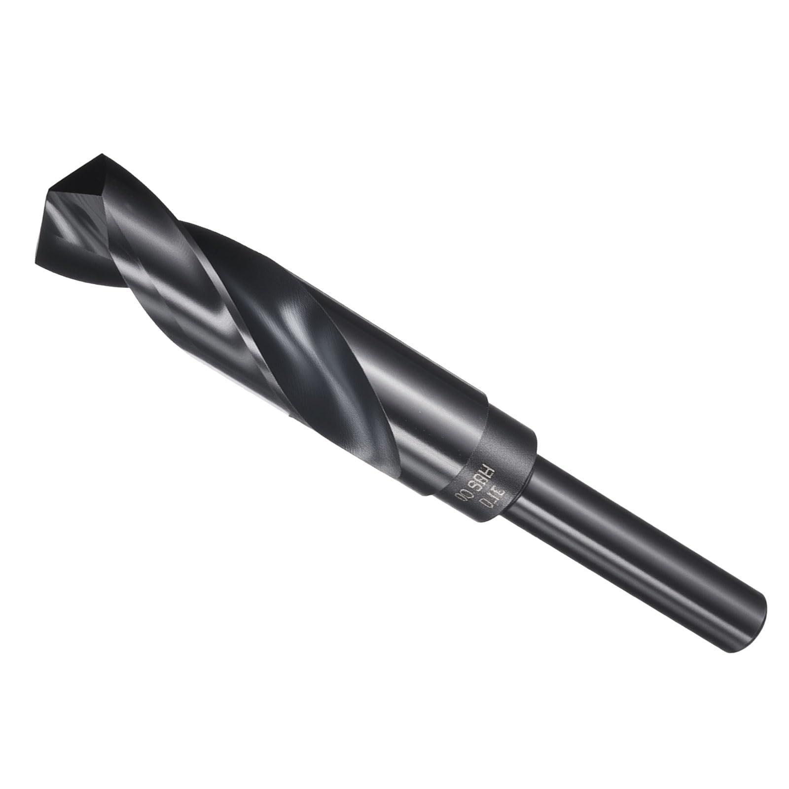 METALLIXITY Drill Bit (23mm), 1/2" Reduced Shank Round M2 High Speed Steel Bits 135-Degree Point Angle for Drilling Metal and Steel DIY Projects Nitriding Black